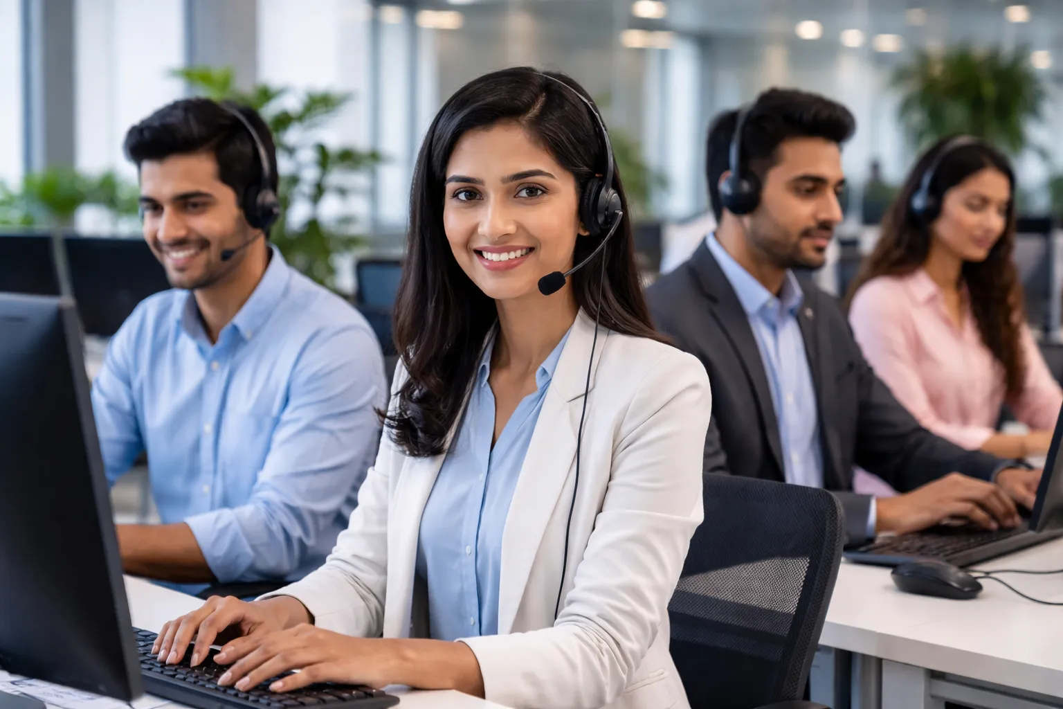 Global BPO and call center operations team